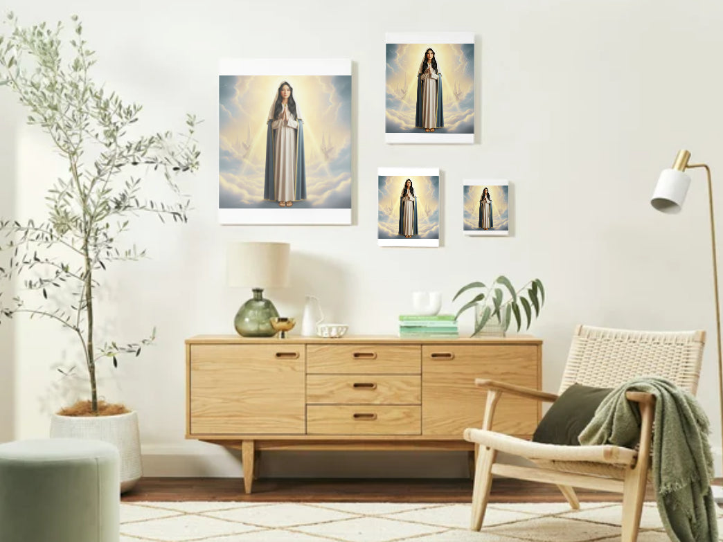 Chinese Korean Virgin Mary Portrait - Printable Digital Art
