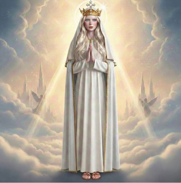 Our Lady of Knock Virgin Mary Portrait V5 - Printable Digital Art