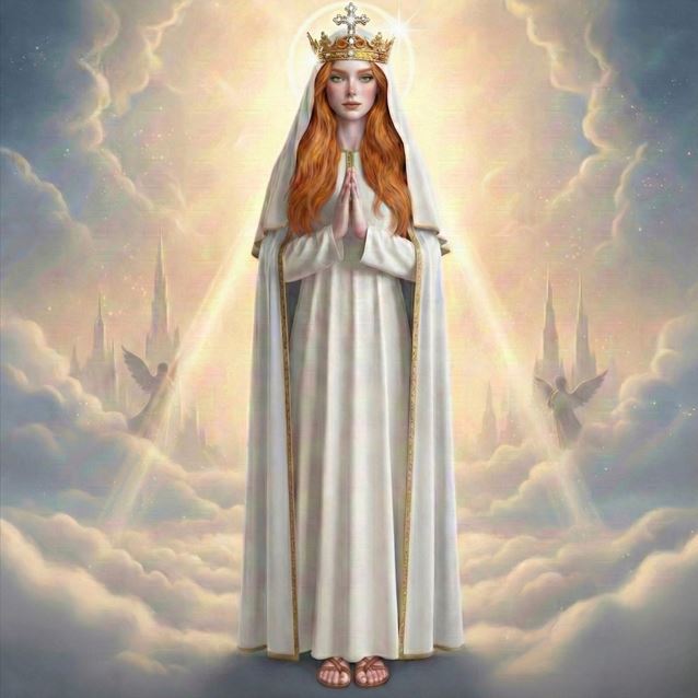 Our Lady of Knock Virgin Mary Portrait V3 - Printable Digital Art