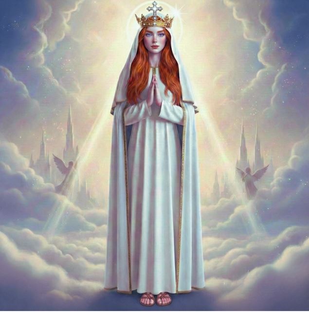 Our Lady of Knock Virgin Mary Portrait V2 - Printable Digital Art