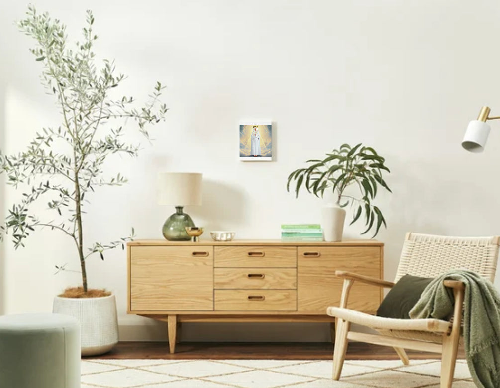 Our Lady of Champion Virgin Mary Portrait V3 - Printable Digital Art