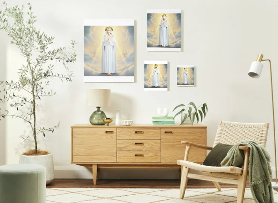 Our Lady of Champion Virgin Mary Portrait V3 - Printable Digital Art