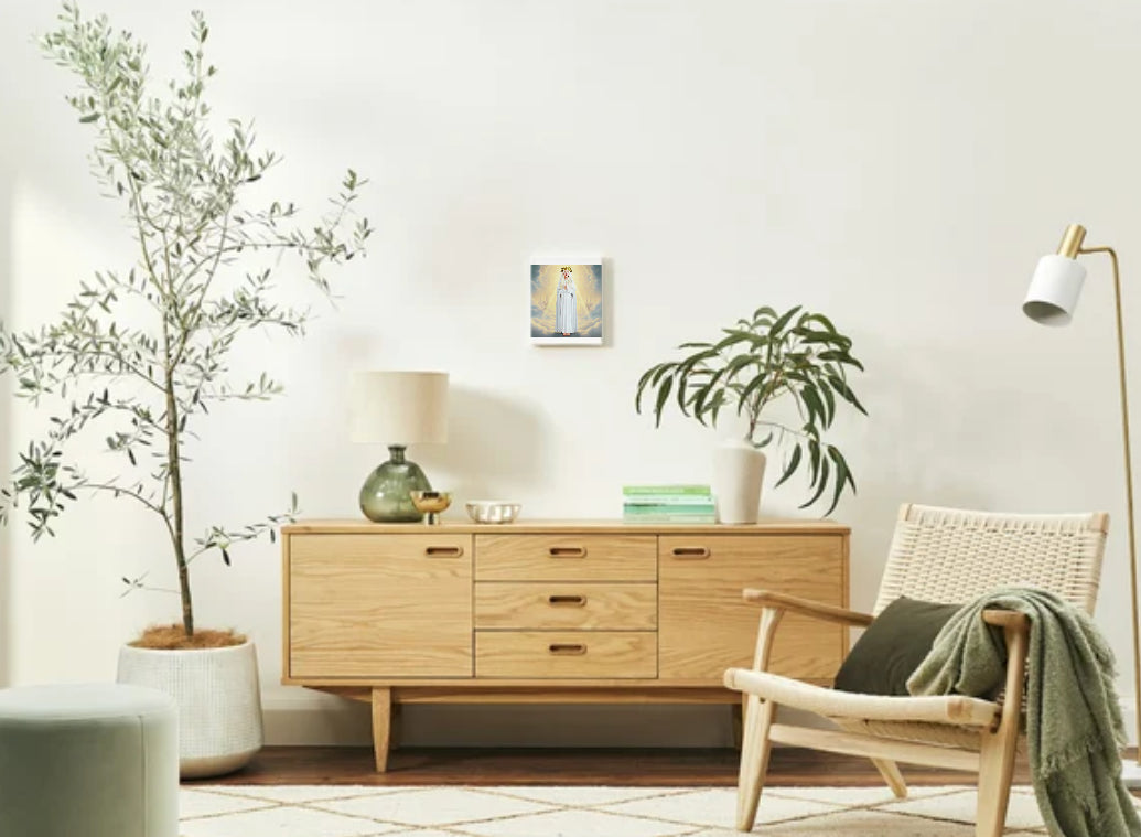 Our Lady of Champion Virgin Mary Portrait V5 - Printable Digital Art