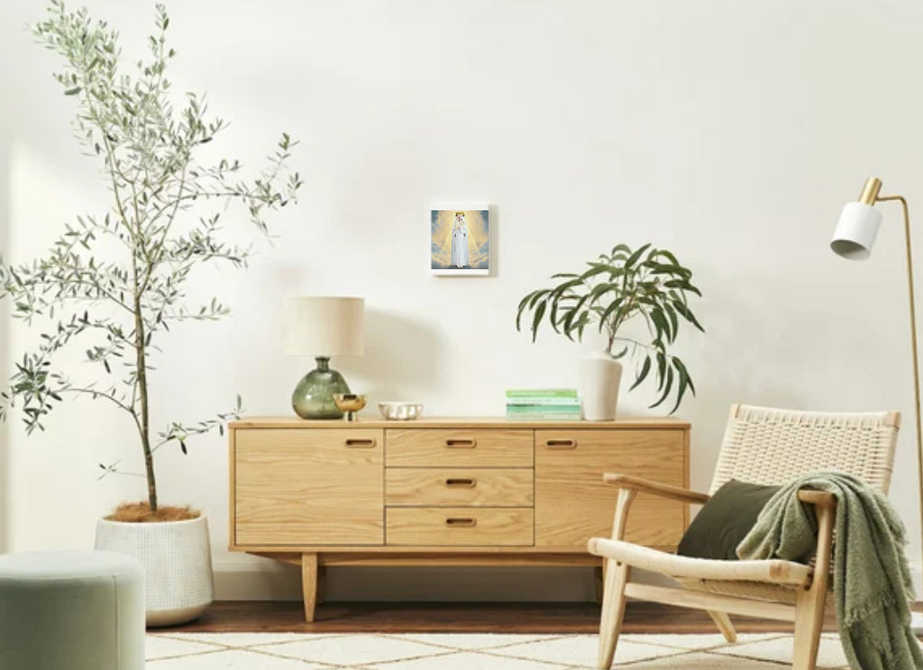 Our Lady of Champion Virgin Mary Portrait V7 - Printable Digital Art