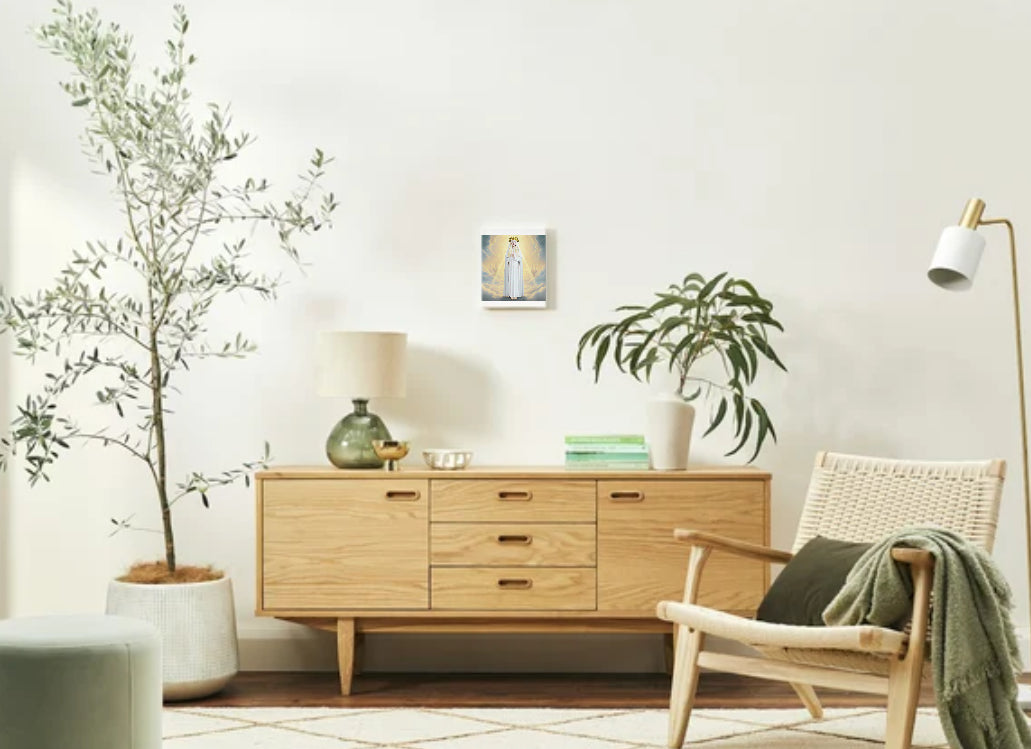 Our Lady of Champion Virgin Mary Portrait V7 - Printable Digital Art