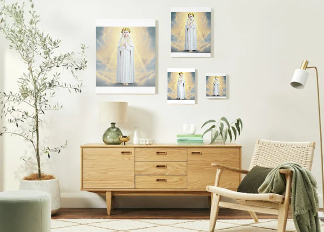 Our Lady of Champion Virgin Mary Portrait V7 - Printable Digital Art