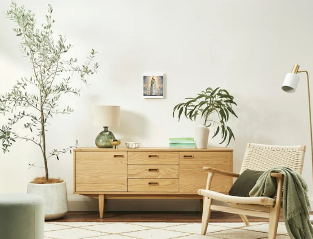 Our Lady of Knock Virgin Mary Portrait V4 - Printable Digital Art