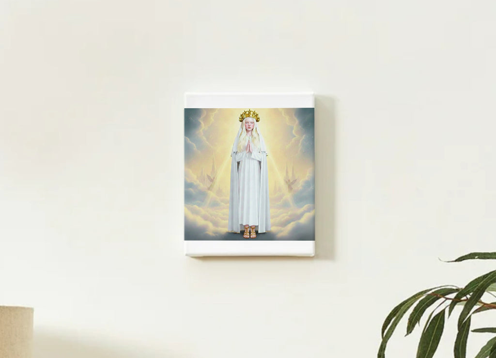 Queen of Heaven Virgin Mary Portrait V5 - Printable Digital Art