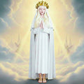 Queen of Heaven Virgin Mary Portrait V3 - Printable Digital Art