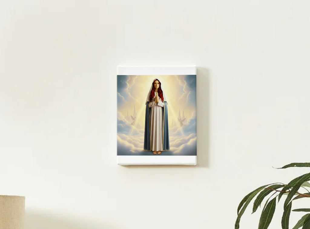 Nazareth Jewish Redhead Virgin Mary Portrait - Printable Digital Art
